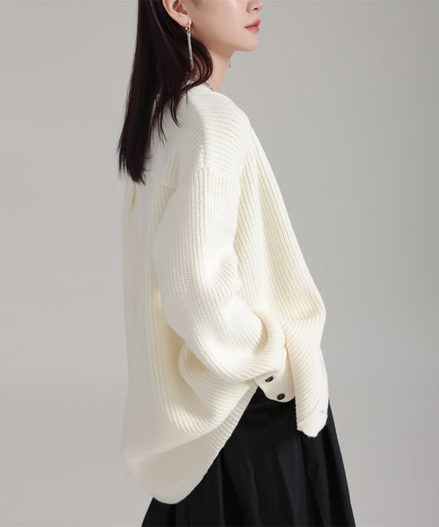 Rib Knit Cardigan