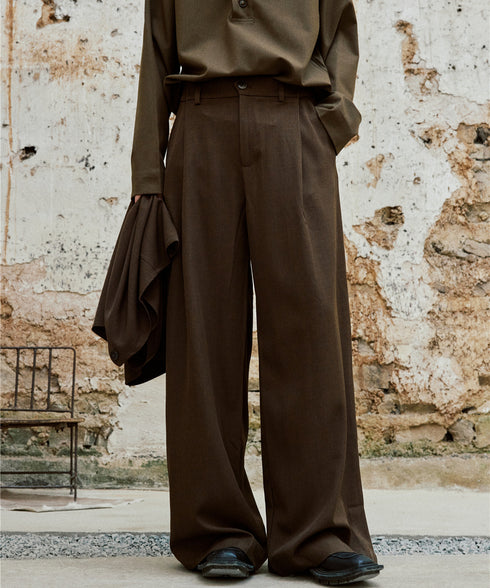 Wrap Skirt & Wide Pants