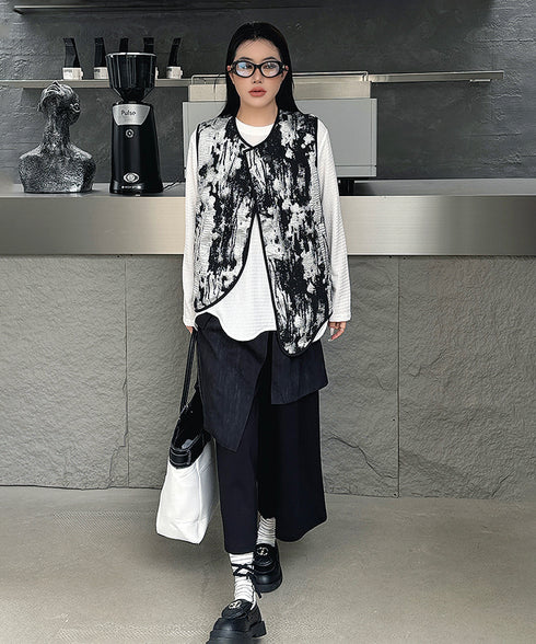 Layered Cropped Pants