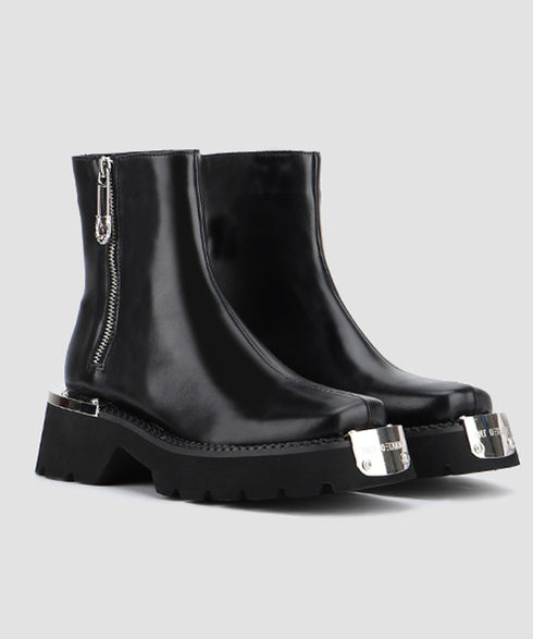 Button Design Cover Boots