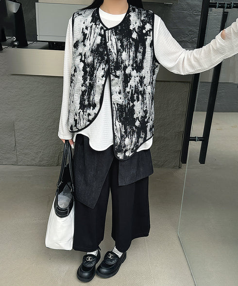 Layered Cropped Pants