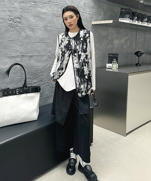 Layered Cropped Pants