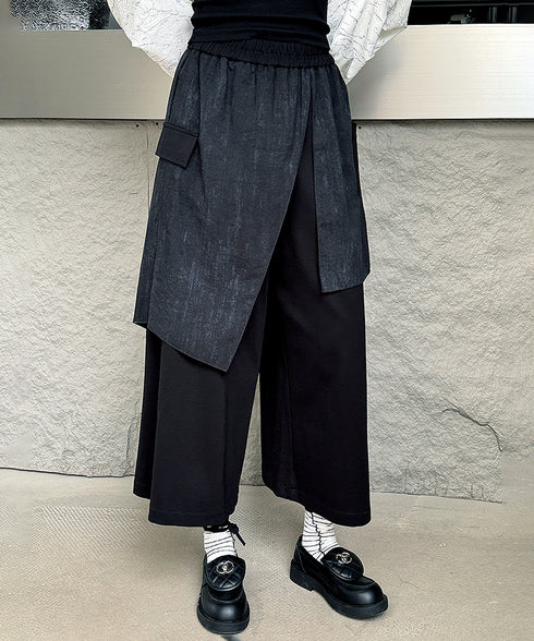 Layered Cropped Pants