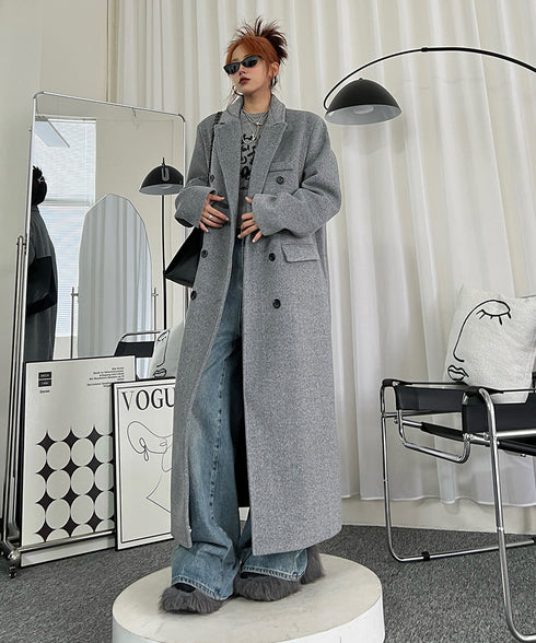 Double Button Chester Coat