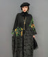 Floral Jacquard Long Jacket