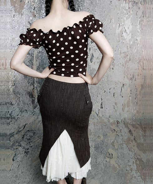 Polka Gather Top