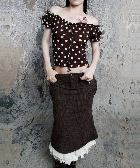 Polka Gather Top