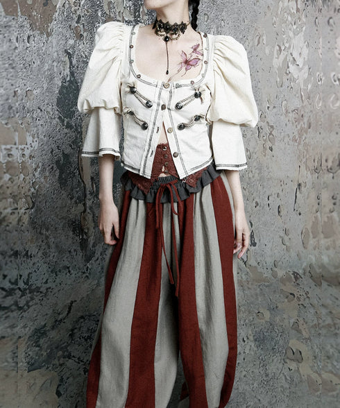 Corset Puff Blouse