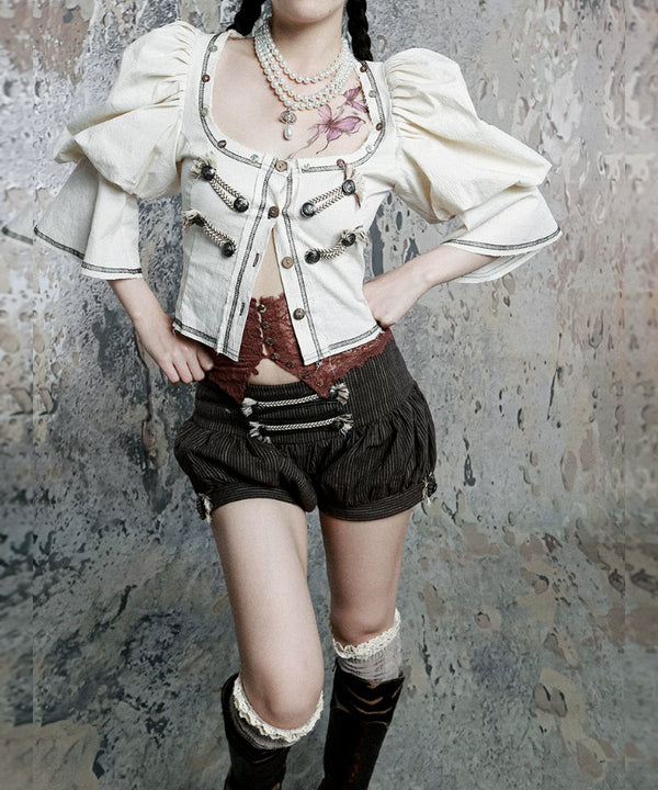 Corset Puff Blouse