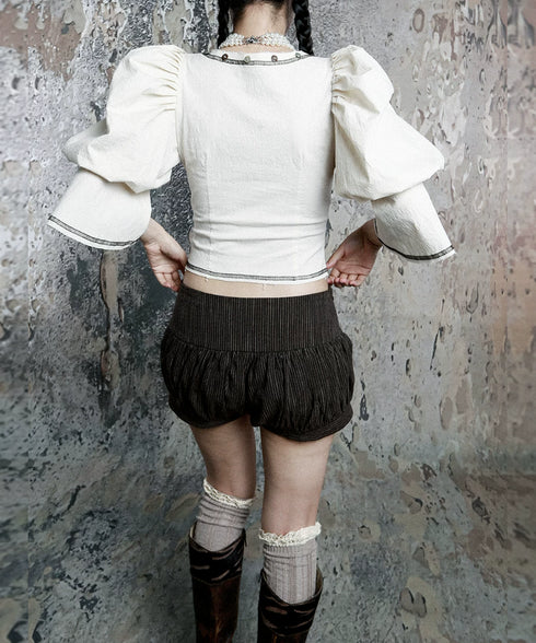 Corset Puff Blouse