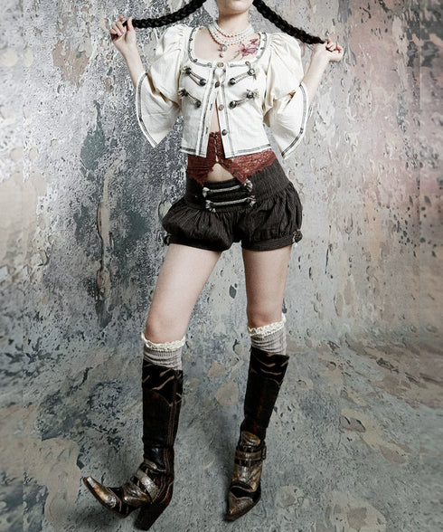 Corset Puff Blouse