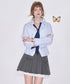 Ribbon Mist Pleat Skirt