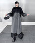 Tulle Layered Long Coat