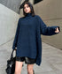 Oversized Highneck Knit Top