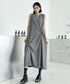 Twist Detail Sleeveless Dress