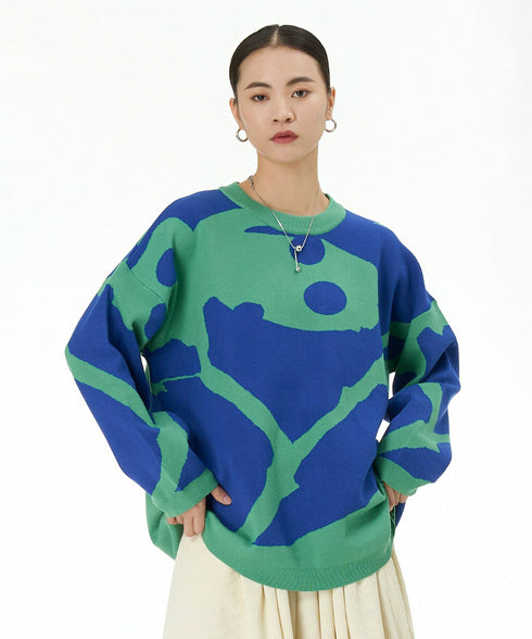 Abstract Pattern Sweater