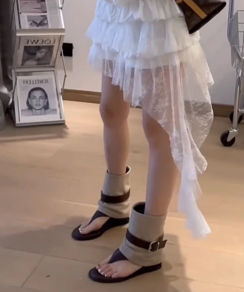 Canvas Belted Cover Sandal