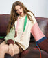 Patch Knot Hoodie Top