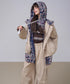 Washed Check Hooded Jacket