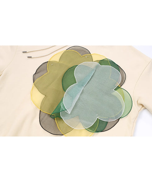 Organza Bloom Hoodie