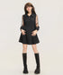 Sheer Sleeve Lace-Up Dress Series