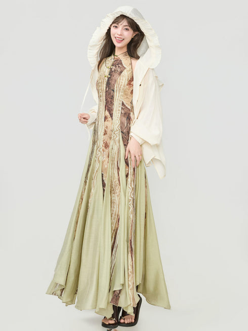 Botanical Veil Dress