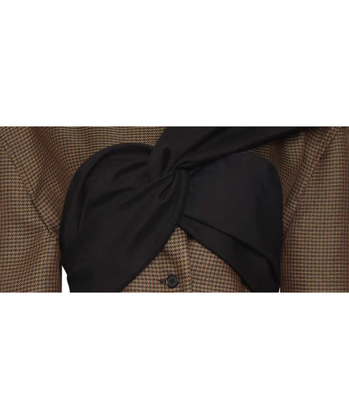 Twist Panel Button Coat