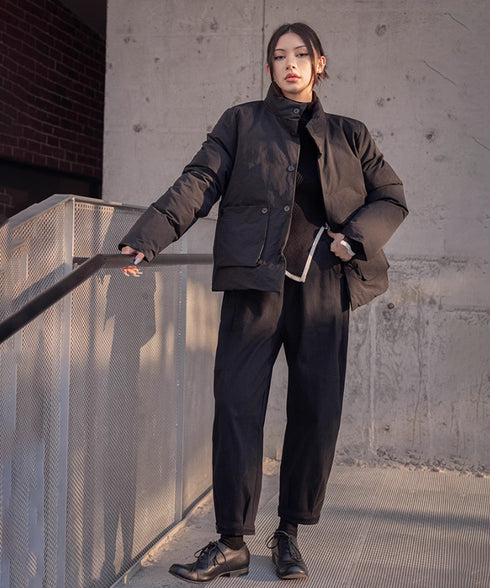 Nine-quarter Length Tapered Pants