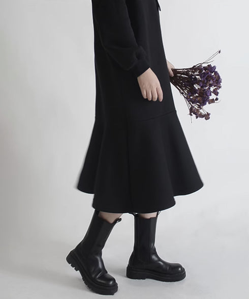 Sailor Collar Sweat Dress