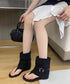 Canvas Belted Cover Sandal