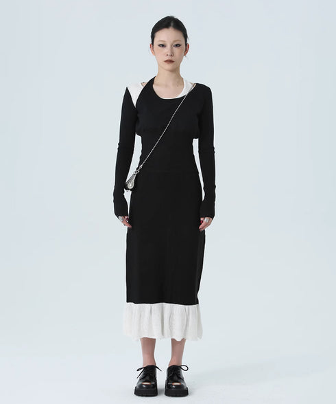 Contrast Slimming Knit Series