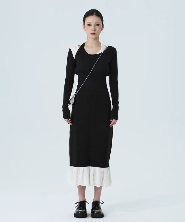 Contrast Slimming Knit Series