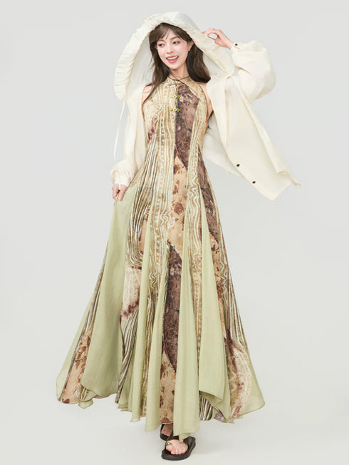 Botanical Veil Dress