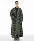 Dot Jacquard Long Coat