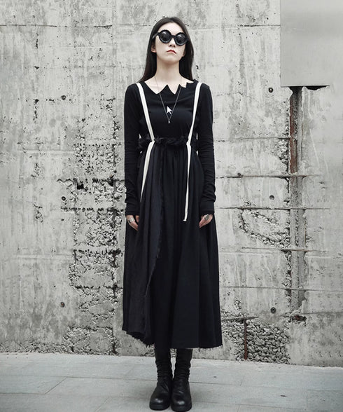 Cutting Suspender Skirt