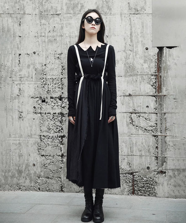 Cutting Suspender Skirt