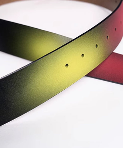 Gradient Color Spray Belt