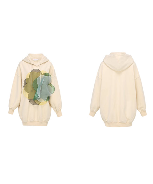 Organza Bloom Hoodie