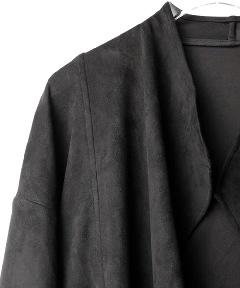 Buttonless Asymmetrical Jacket