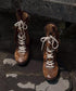Edge Wrap Lace Boots