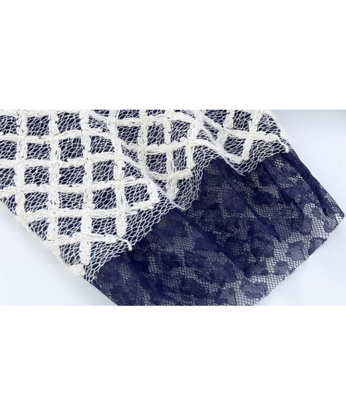 Lattice Veil Blouse