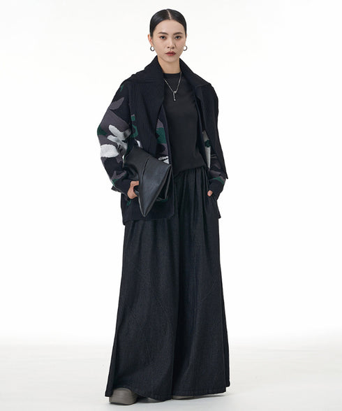 Abstract Pattern Knit Cardigan