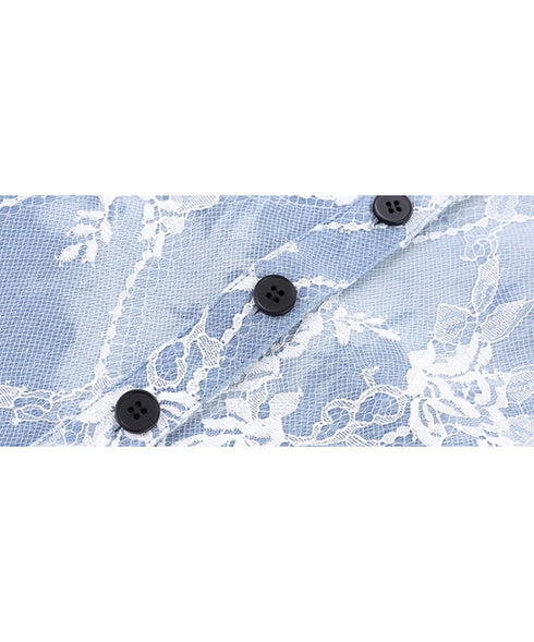 Layered Panel Check Wrap Skirt