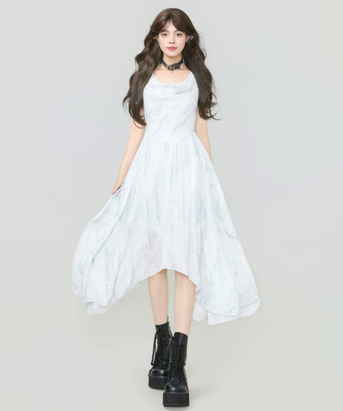 Drape Veil Dress