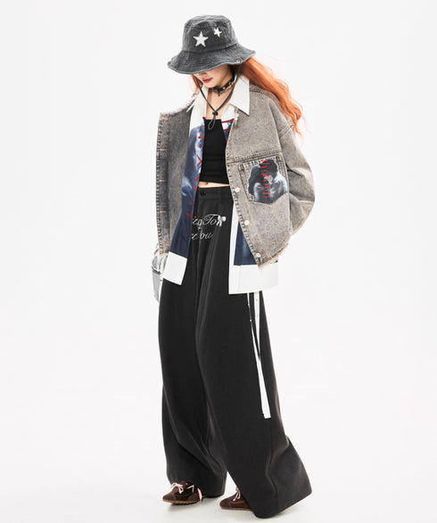 Frayed Portrait Denim Series