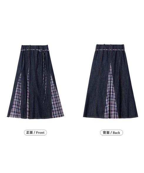 Plaid Denim Layered Series