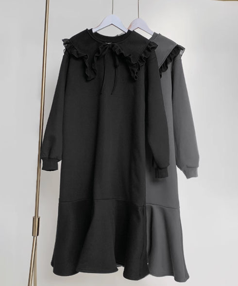 Sailor Collar Sweat Dress