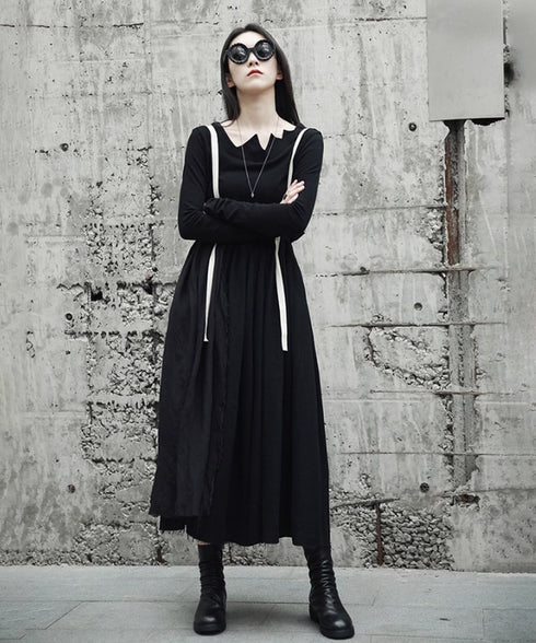 Cutting Suspender Skirt