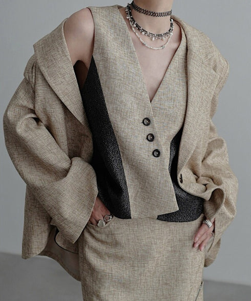 Power Shoulder Single Jacket