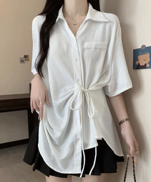 Drape Knot Blouse